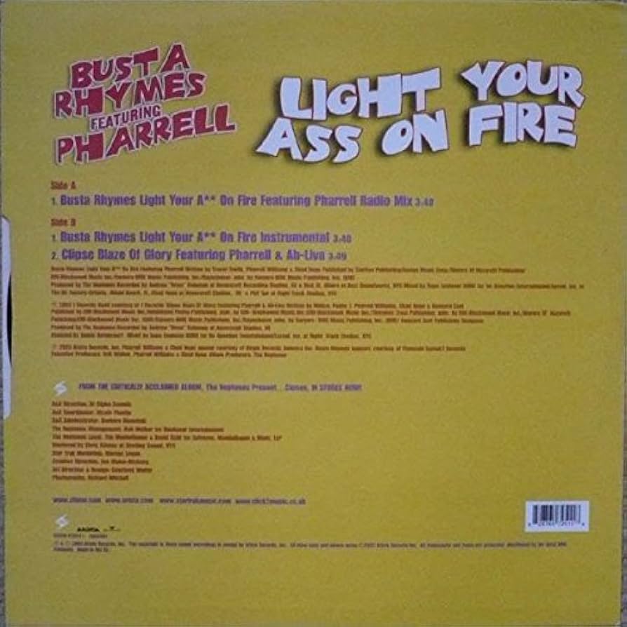 Busta Rhymes Ft. Pharrell - Light Your Ass On fire