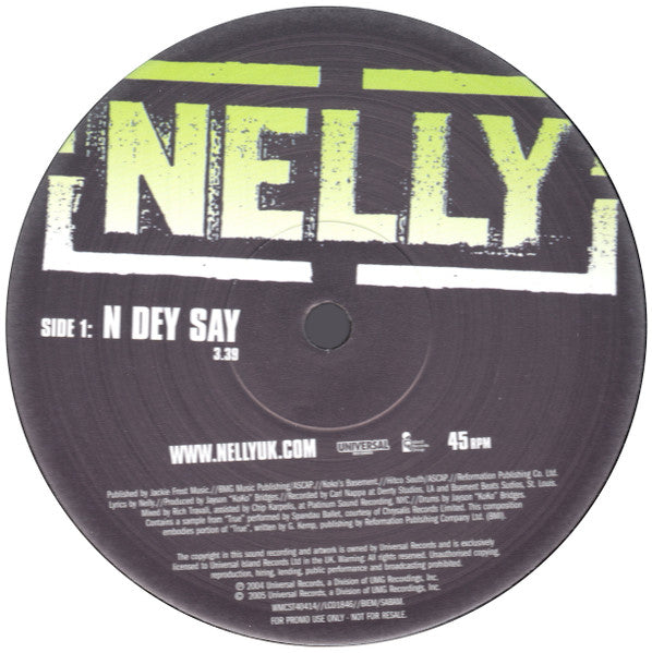 Nelly - N DEY Say