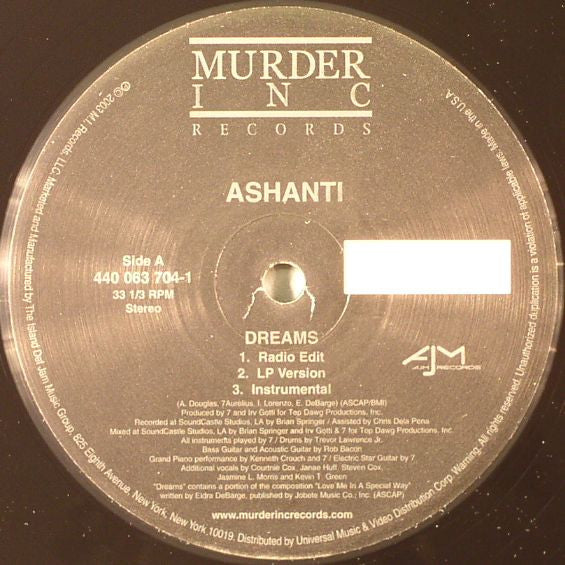 Ashanti - Dreams / Voodoo